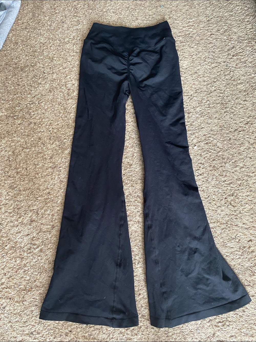 Super flared butt scrunch seamless front leggings